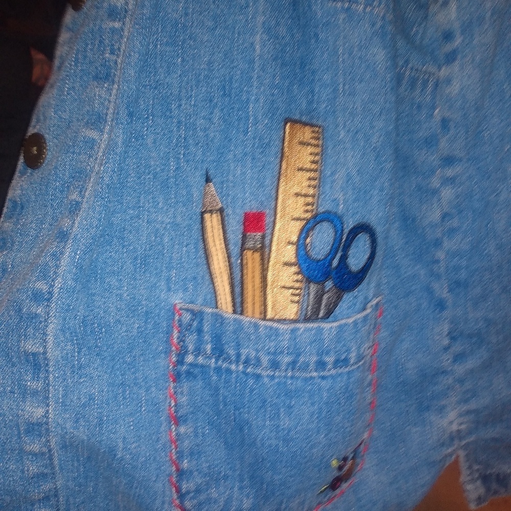 Teacher jean jacket